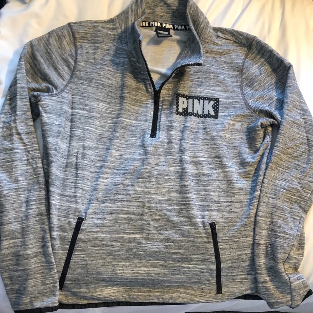 PINK quarter zip sweatshirt